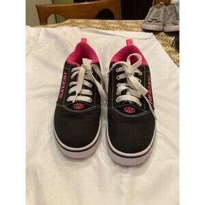 Heelys Pro 20 Girls Size 5 – Black & Pink Wheeled Sneakers